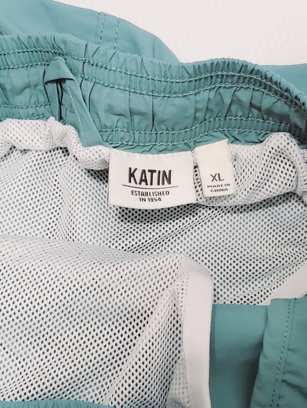 Katin Poolside Volley Shorts Swim Board Shorts Teal Mens XL - Picture 3 of 9